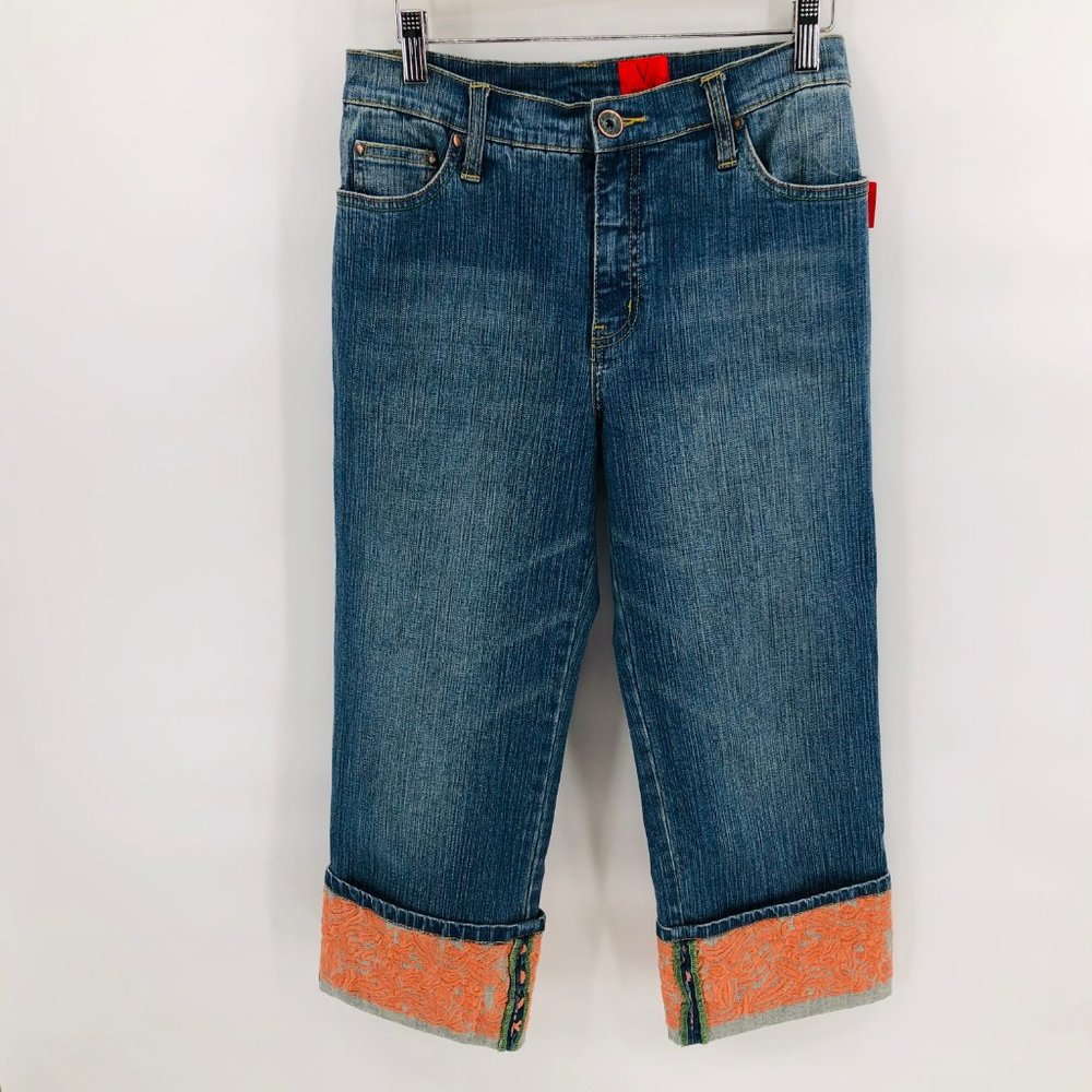 Vintage Very Vera Embroidered Lace Jean Outfit - Picture 11 of 16